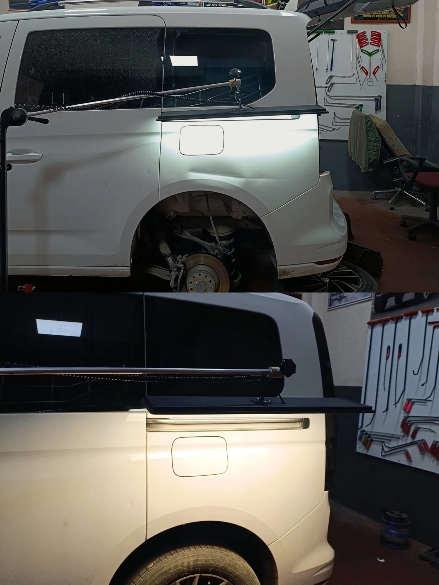 Gaziantep boyasız göçük düzeltme öncesi sonrası - Volkswagen